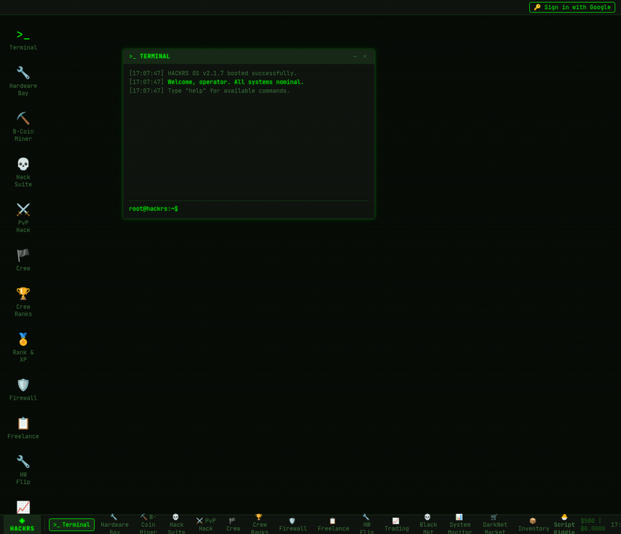 HACKRS - free online game